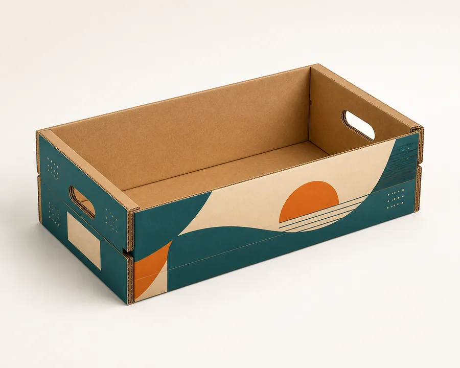 Double-wall tray Finished box