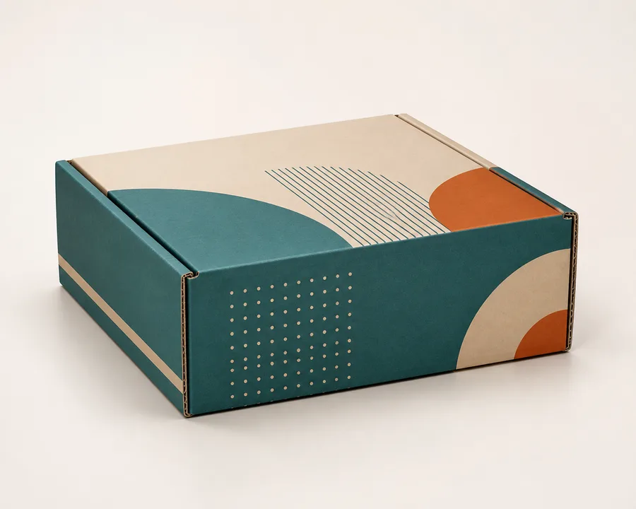 Double-wall mailer Finished box