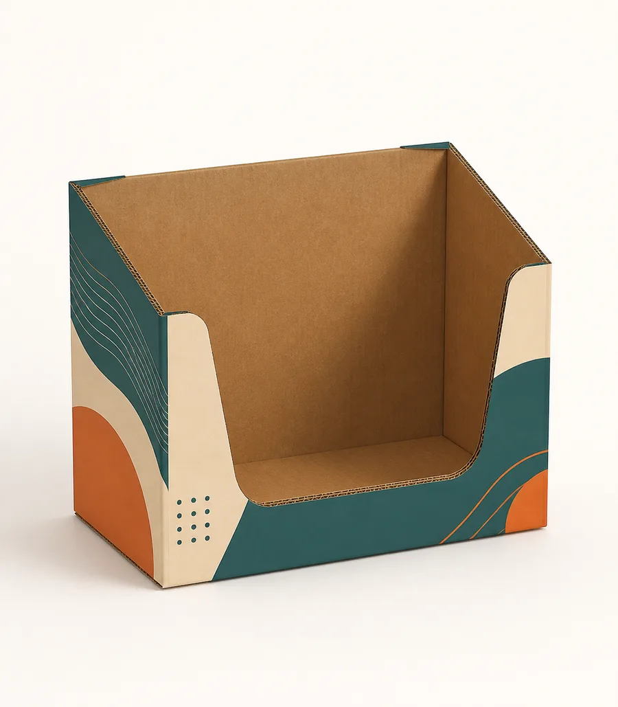 Shelf-ready display Finished box