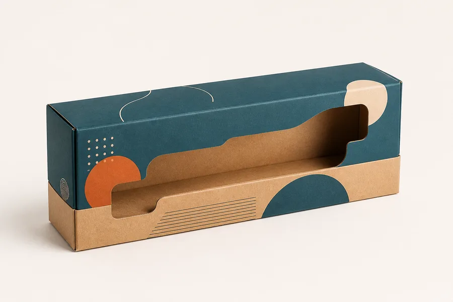 Two-piece die-cut pack Finished box